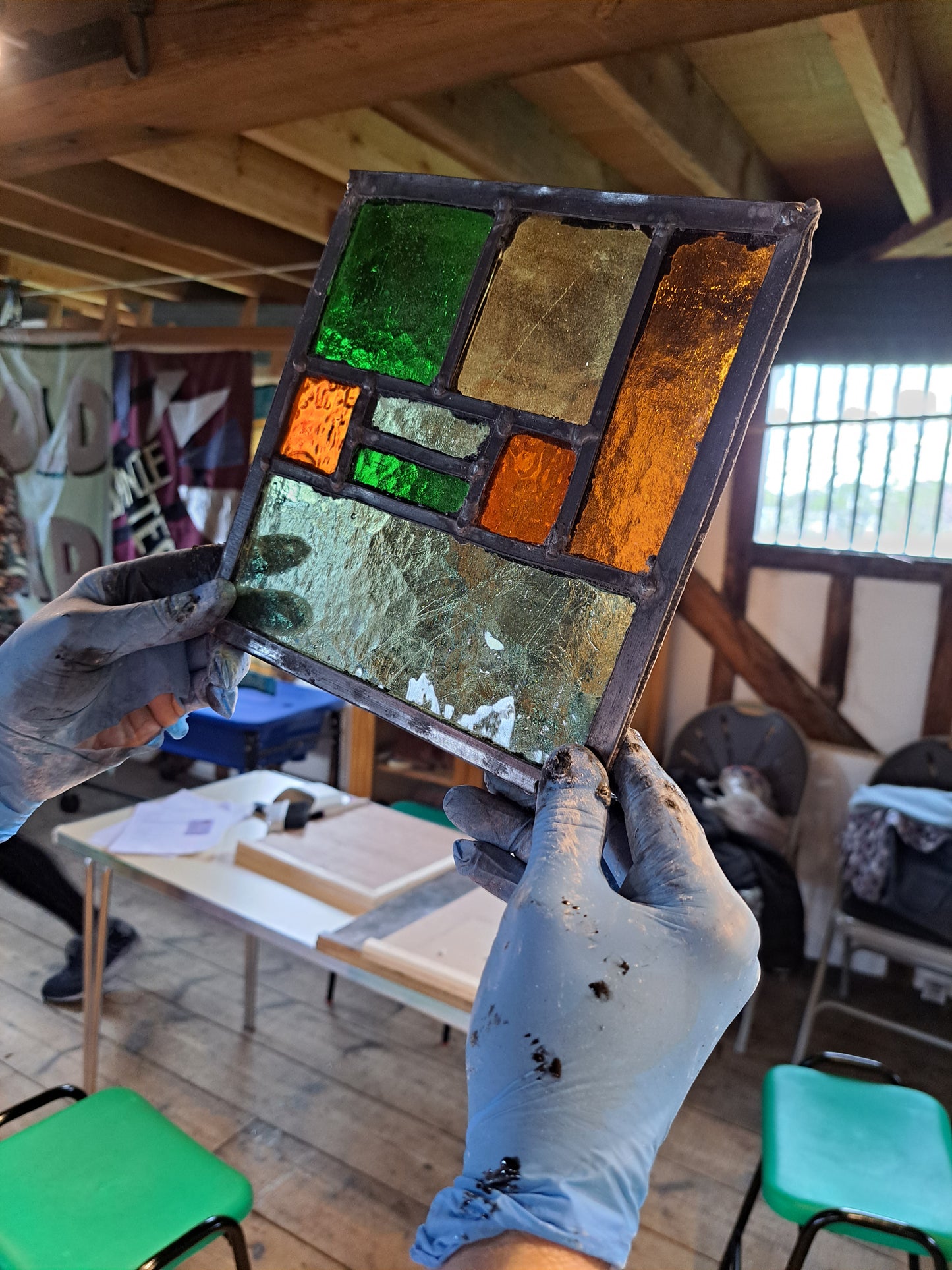 STAINED GLASS PANEL WORKSHOP