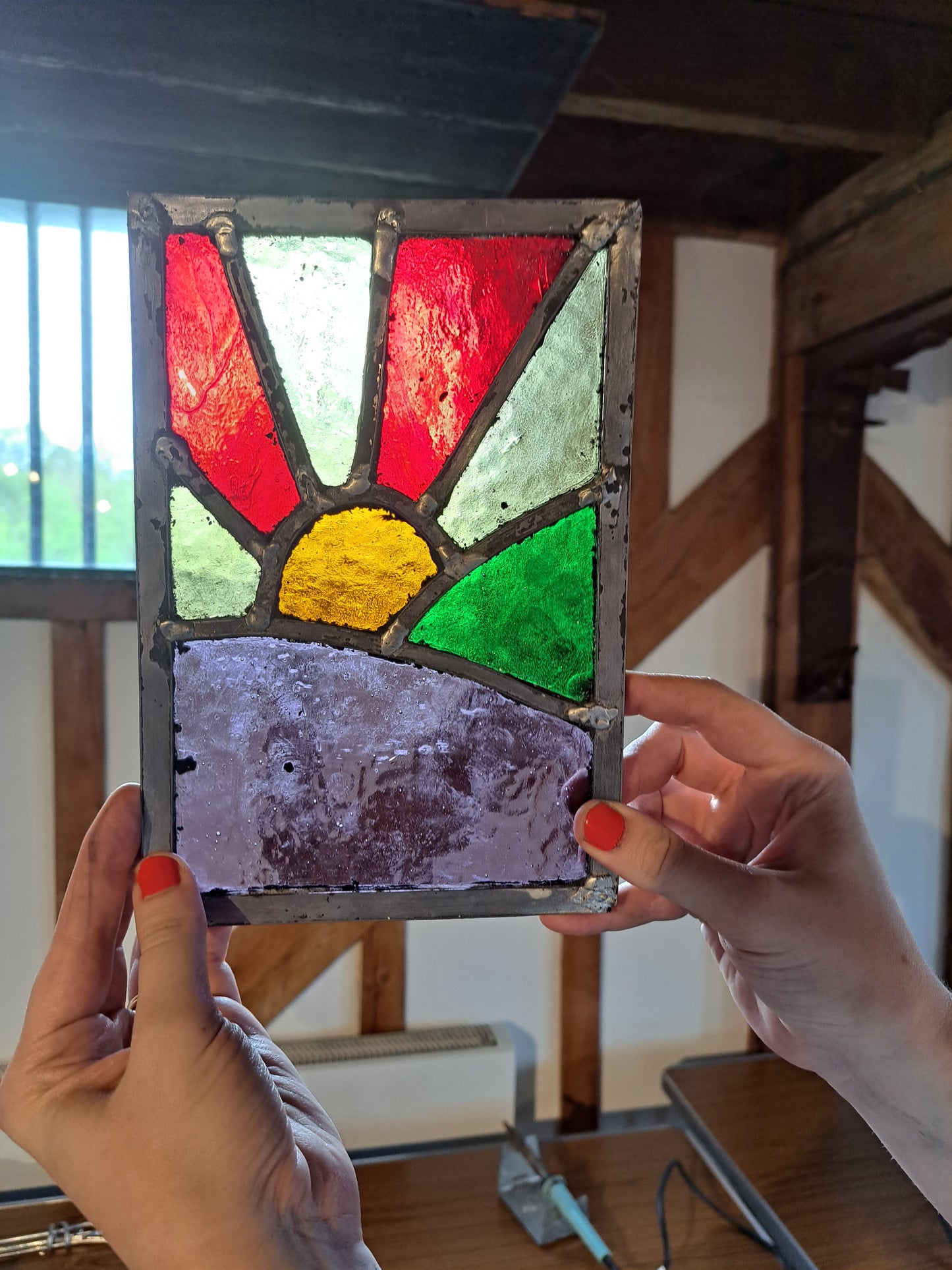 STAINED GLASS PANEL WORKSHOP