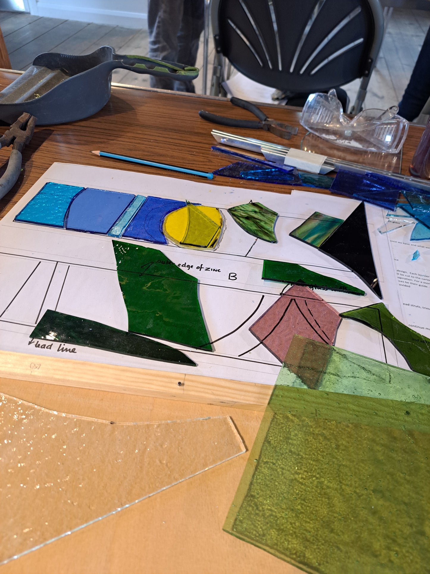 STAINED GLASS GARDEN ORNAMENT WORKSHOP (SUNNINGHILL)