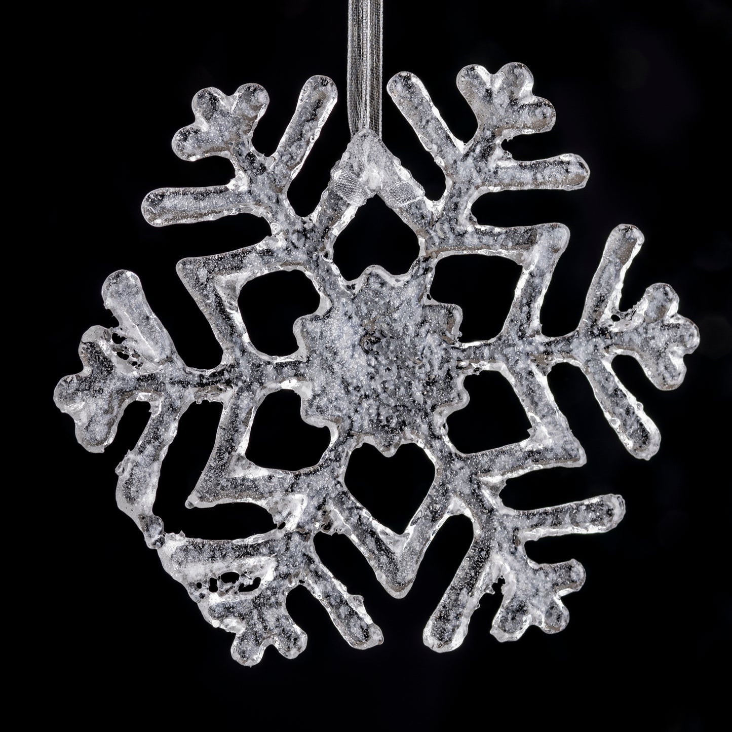 Fused Glass Snowflakes