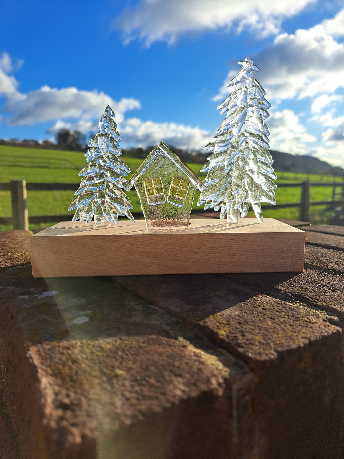 Woodland tealight holder