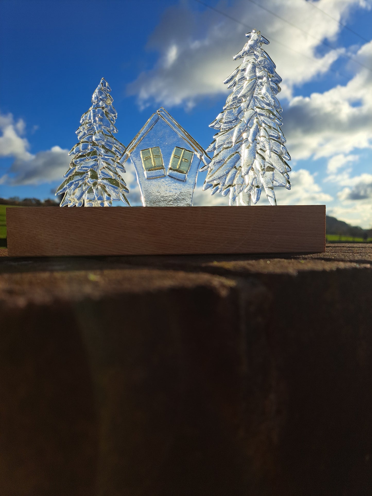 Woodland tealight holder