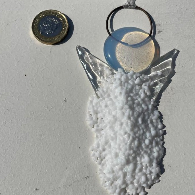 Fused Glass Baby Angel