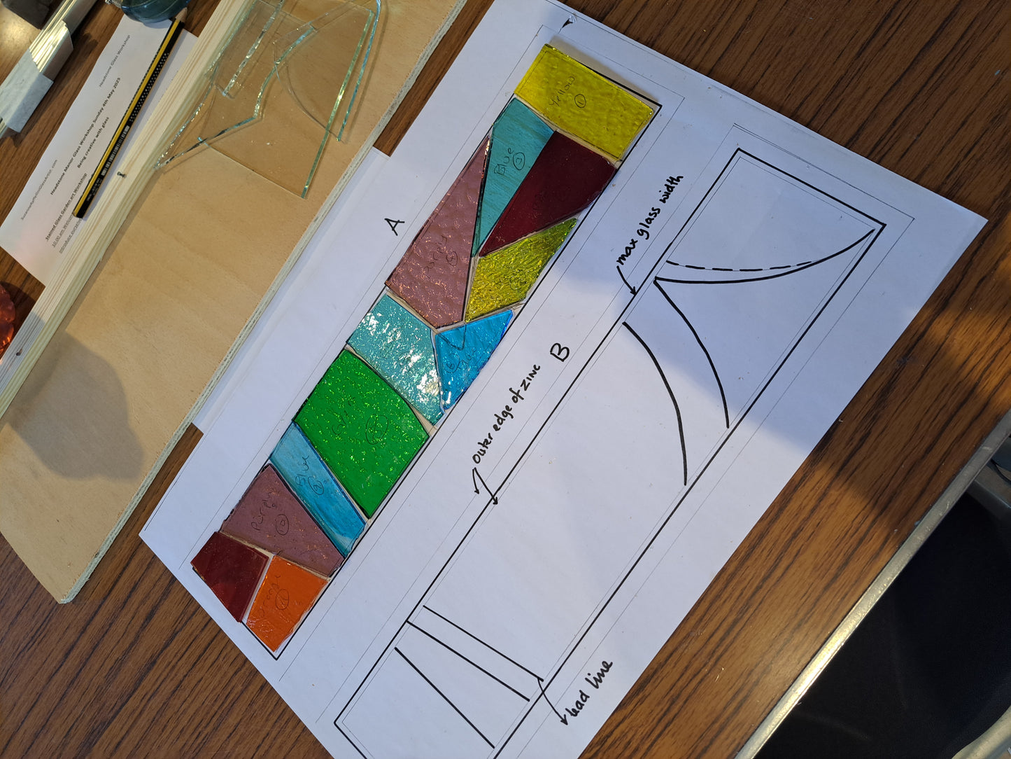 STAINED GLASS GARDEN ORNAMENT WORKSHOP (SUNNINGHILL)