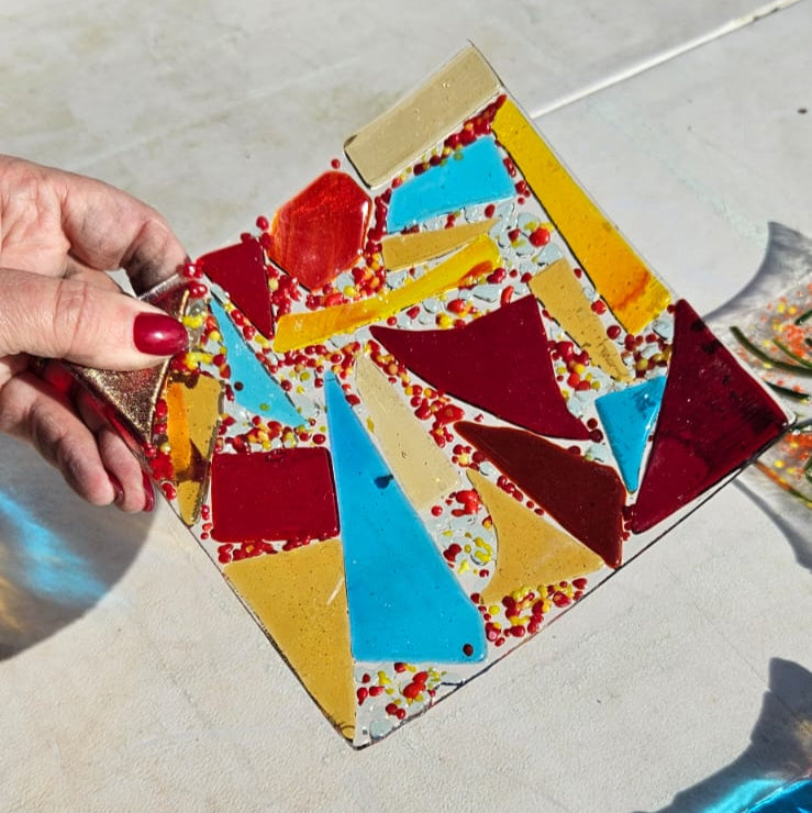 Half term Fused Glass Taster Workshop in WENDOVER at REAL MAGIC BOOKSHOP