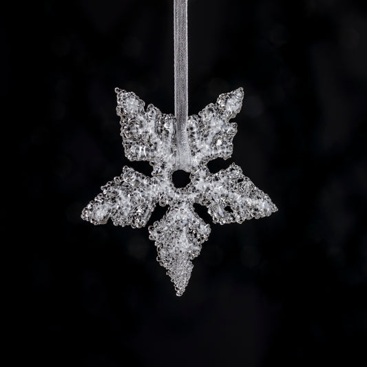 Fused Glass Snowflakes