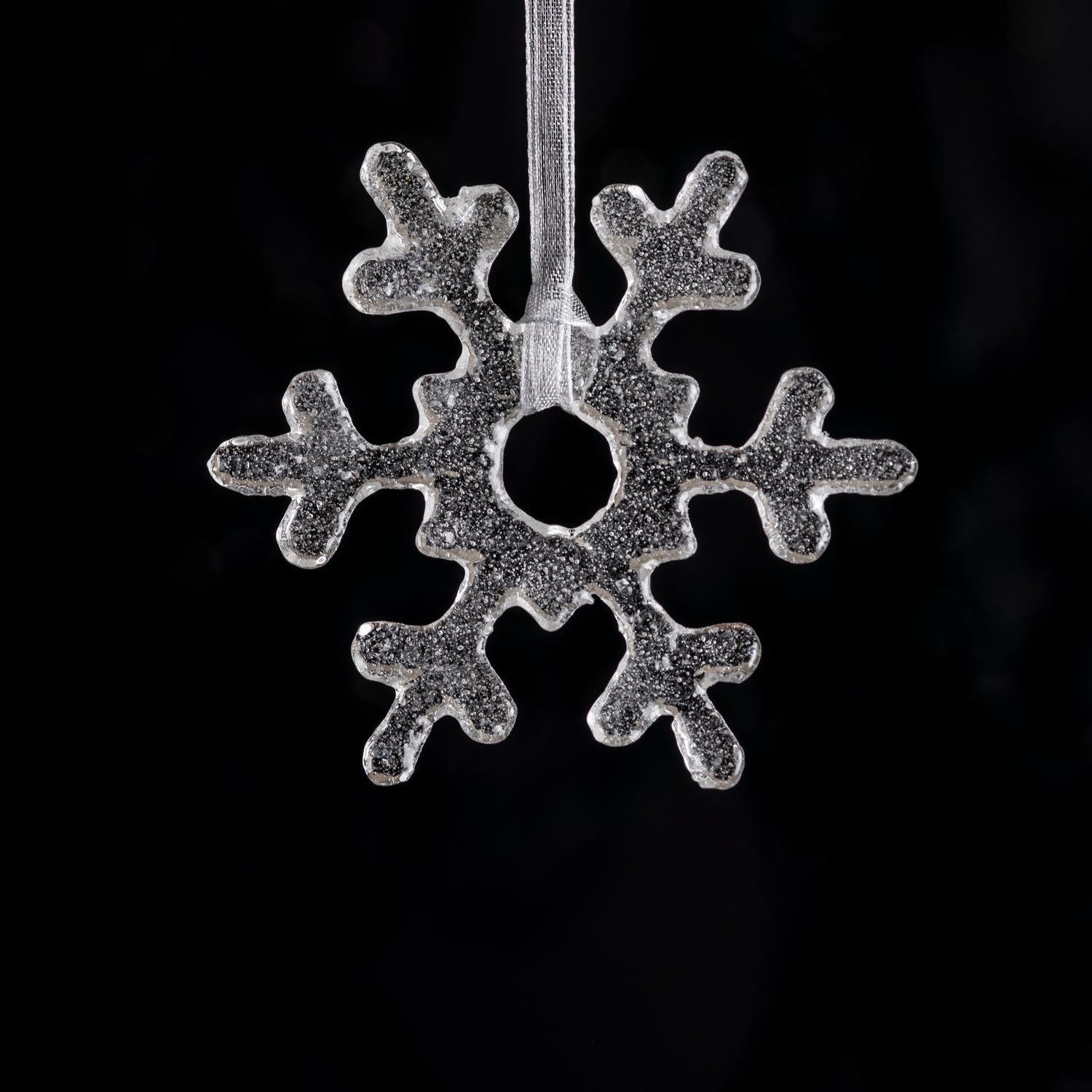 Snowflake - Confetti Charm – Lauren Glass Designs