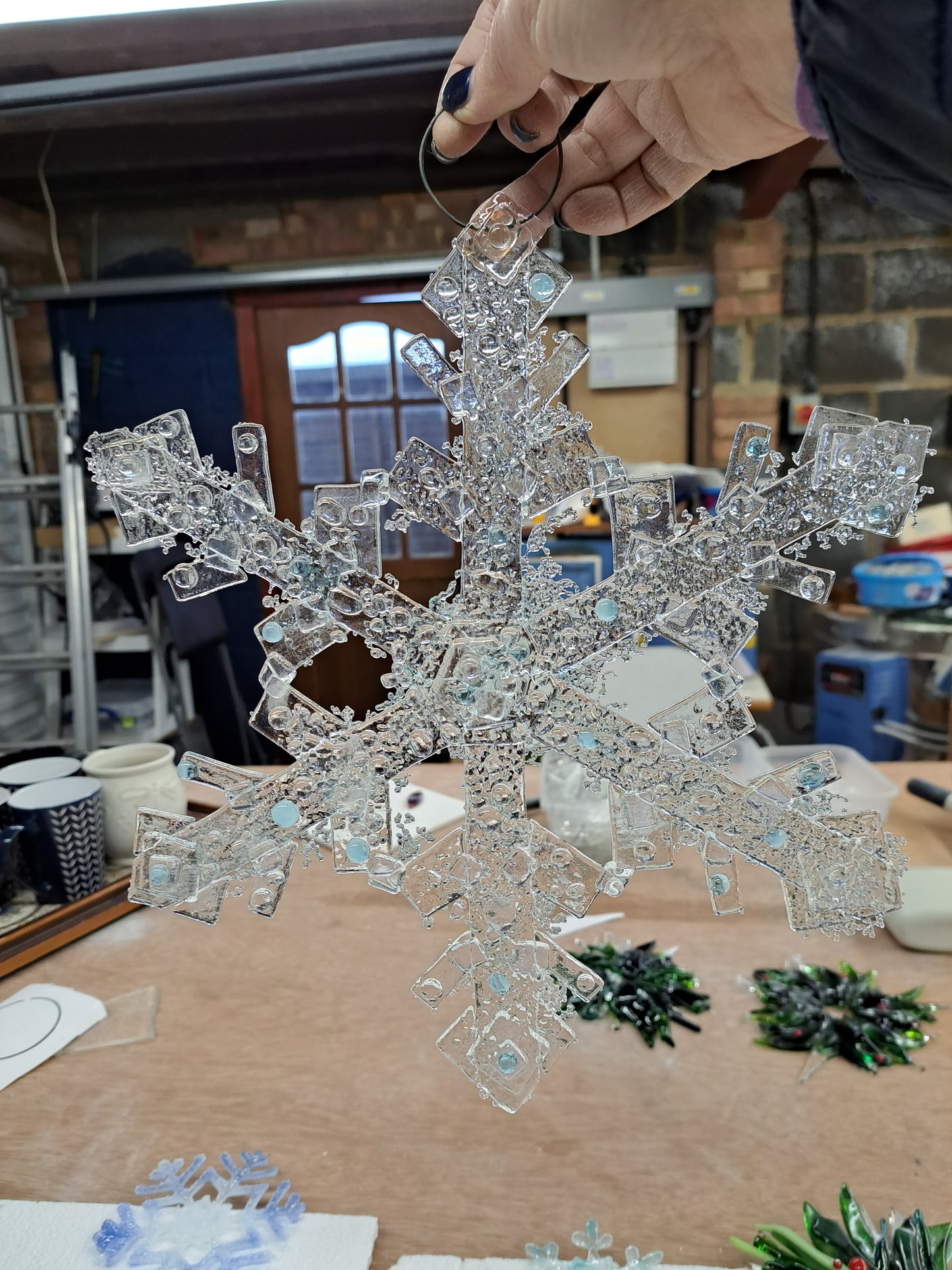 SNOWFLAKE GLASS FUSING WORKSHOP