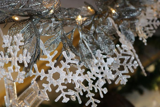 Fused Glass Snowflakes
